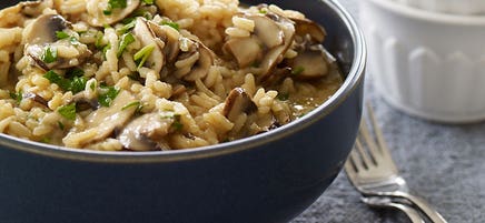 Mushroom risotto