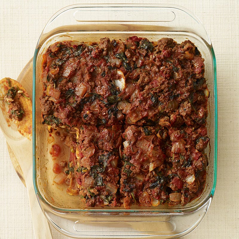 Matzo Pie Beef and spinach matzo pie | Recipes | WW USA