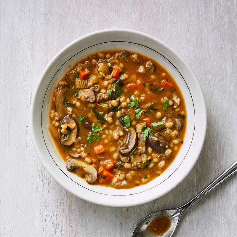 Photo of Mushroom-barley soup by WW