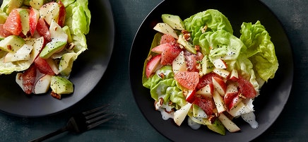 Avocado, Grapefruit & Apple with Poppy Seed Dressing