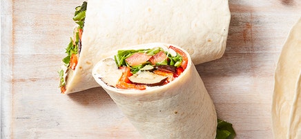 Roasted Vegetable Wraps