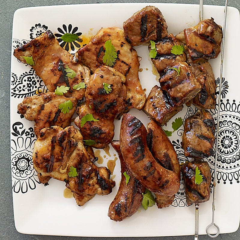 Photo of Mixed grill with apricot-soy sauce by WW
