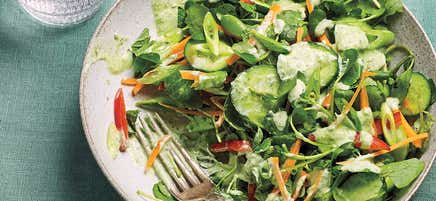 Green goddess garden salad
