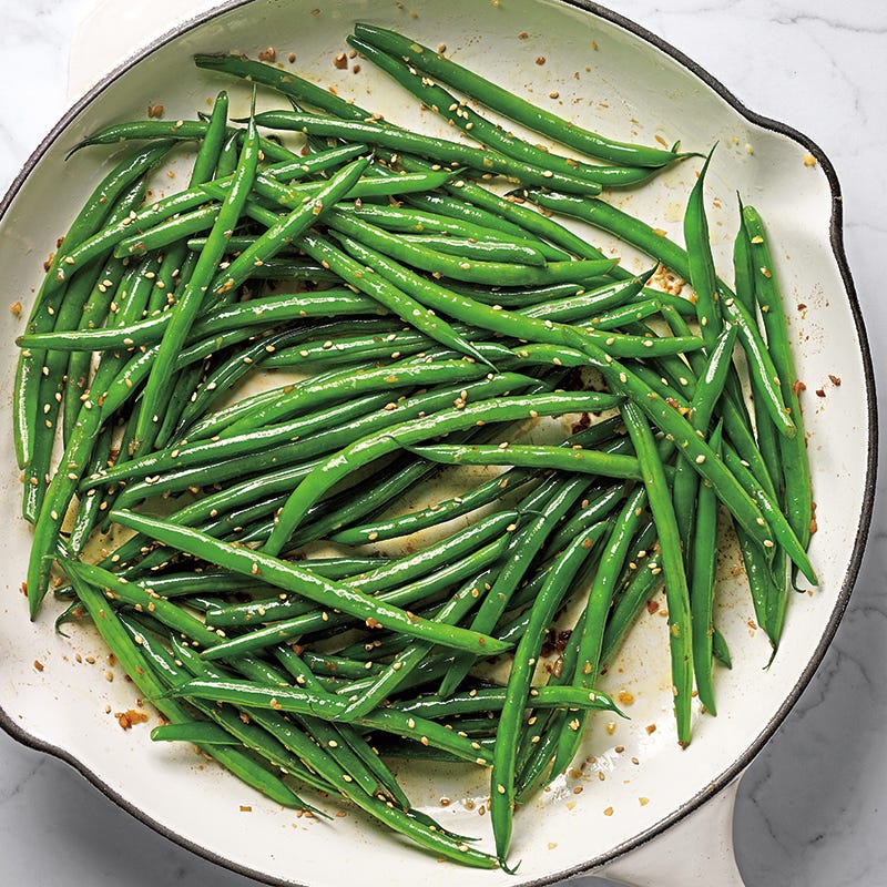 Ginger-Sesame Green Beans