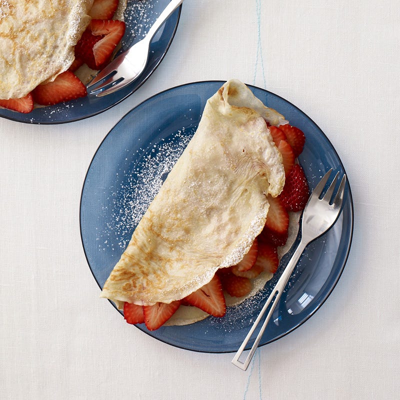 Photo of Fresh Strawberry Crêpes by WW