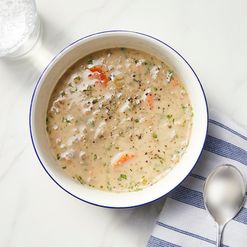 Wild mushroom soup
