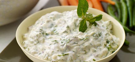Indian-spiced cilantro dip