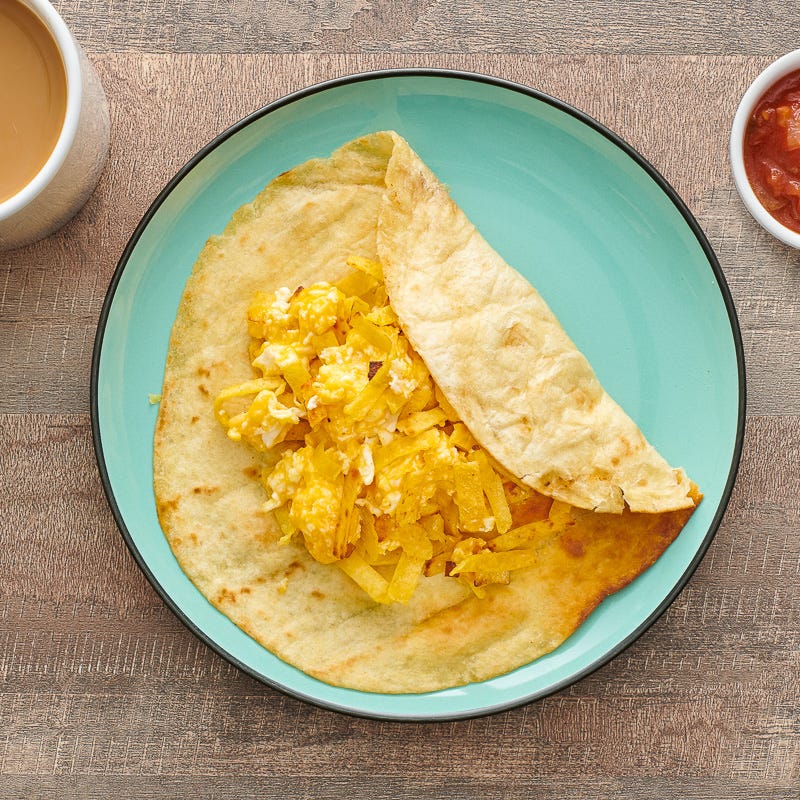 Photo of Egg and Tortilla Scramble with Salsa by WW