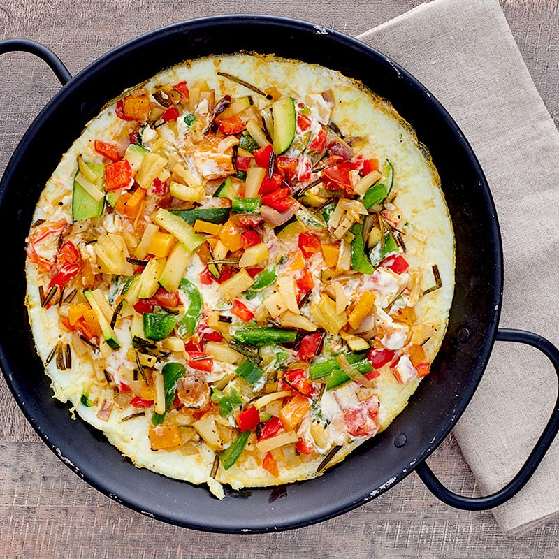Photo of Roasted vegetable omelette by WW
