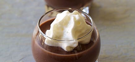 Double-chocolate pudding