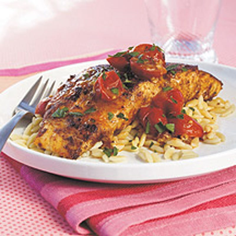 Photo of Grouper with pan-roasted tomatoes by WW