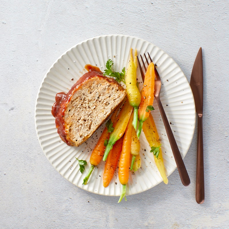 Barbecue-Glazed Turkey Meatloaf