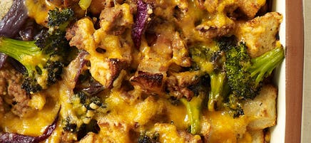 Broccoli & sausage casserole