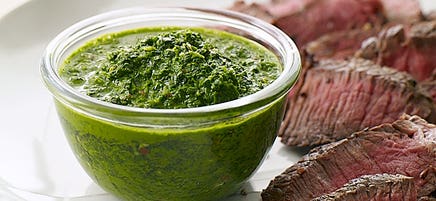 Garden fresh herb sauce