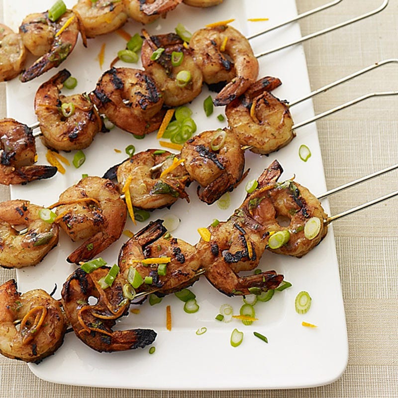 Photo of Smoky orange-bbq shrimp skewers by WW