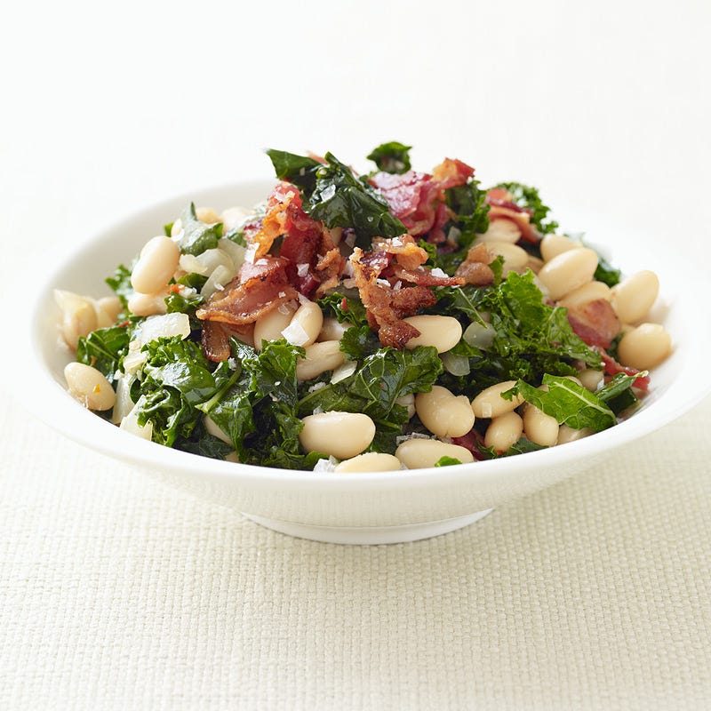 Photo of Kale with Bacon and Cannellini Beans by WW