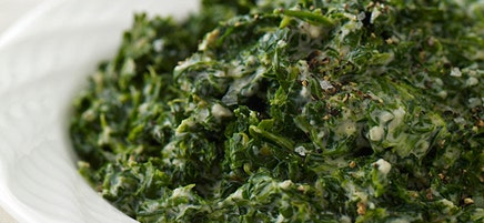 Classic creamed spinach