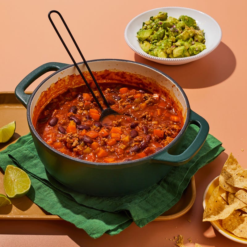Photo of Turkey, bean, and vegetable chili by WW
