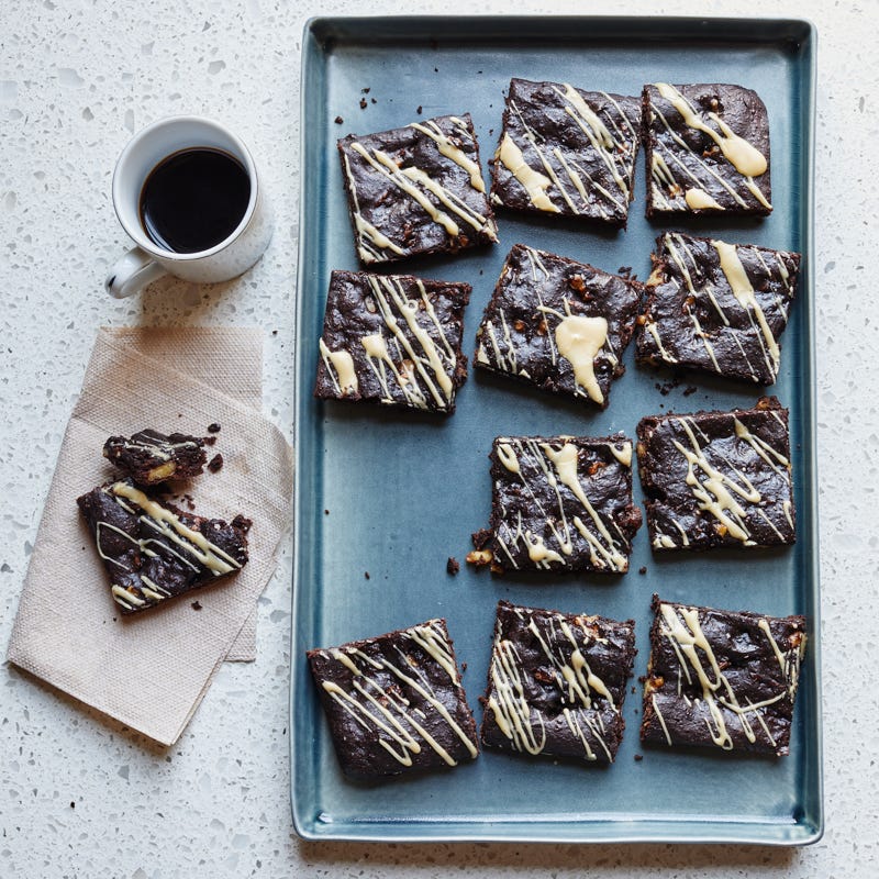 Photo of Espresso-glazed chocolate brownies by WW