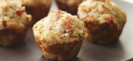 Parmesan and prosciutto mini muffins