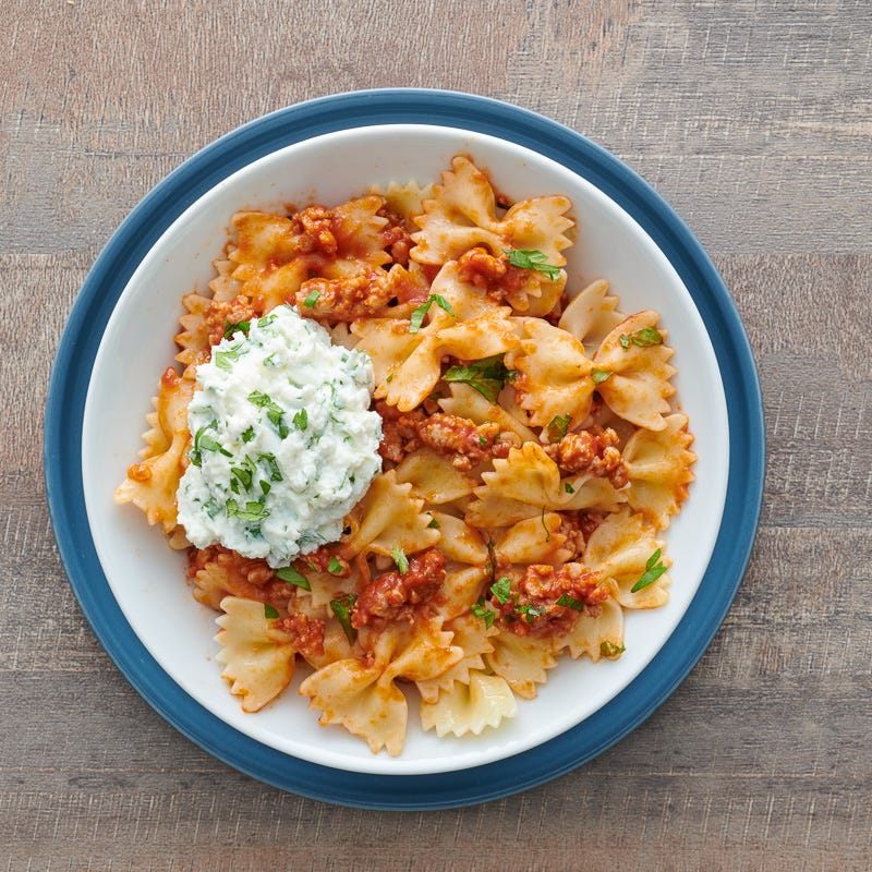 Photo of Pasta with sausage and ricotta by WW