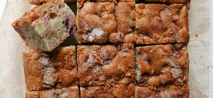 Apple-cranberry coffee cake