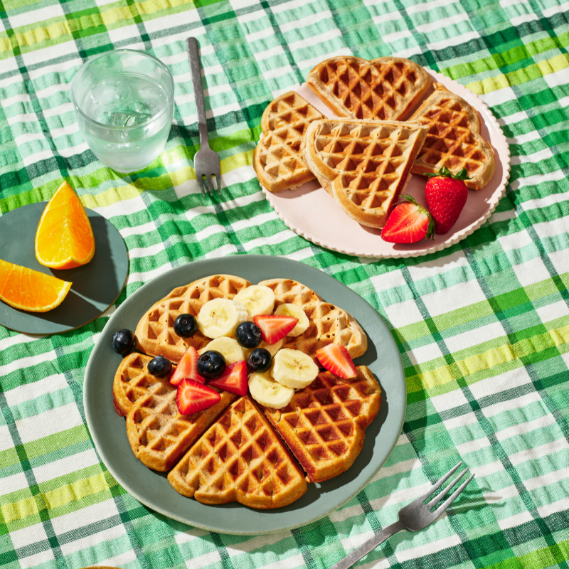 Photo of Whole-wheat banana waffles by WW