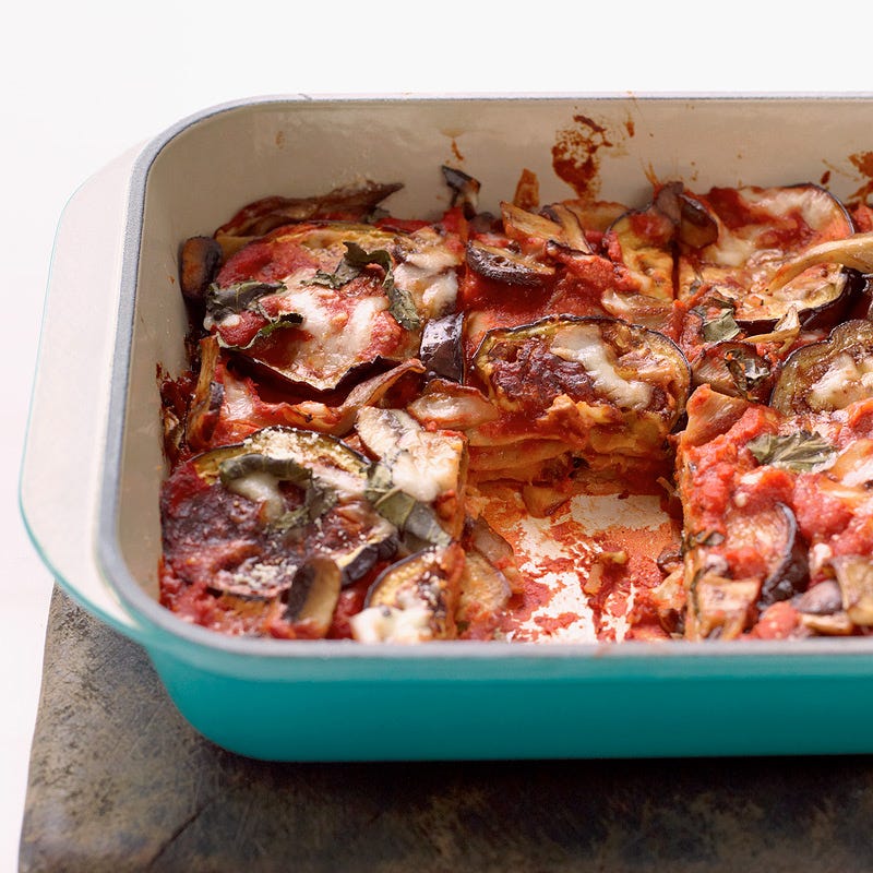 Photo of Roasted eggplant-mushroom lasagna by WW