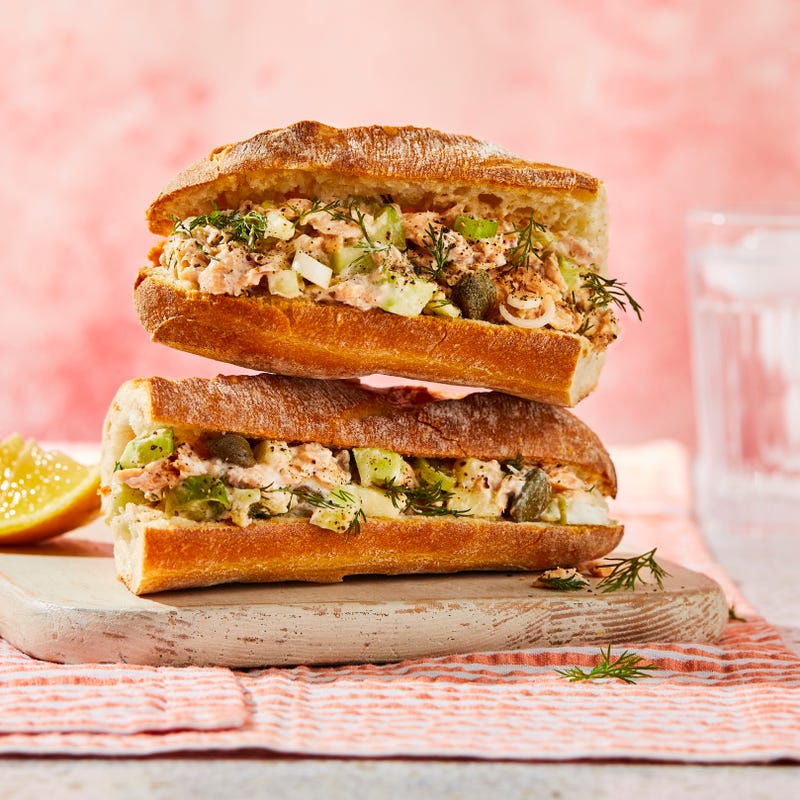 Photo of Salmon salad sandwiches by WW