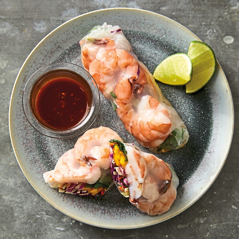 Shrimp & Mango Summer Rolls