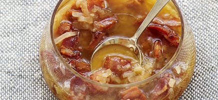 Warm bacon vinaigrette