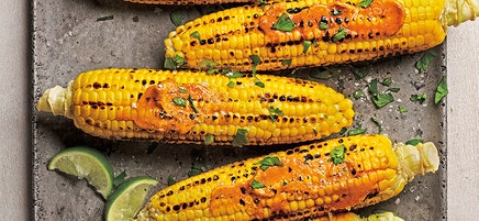 Grilled corn with smoked paprika-lime butter