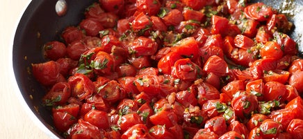 Tomato, Bacon and Fresh Herb Sauté