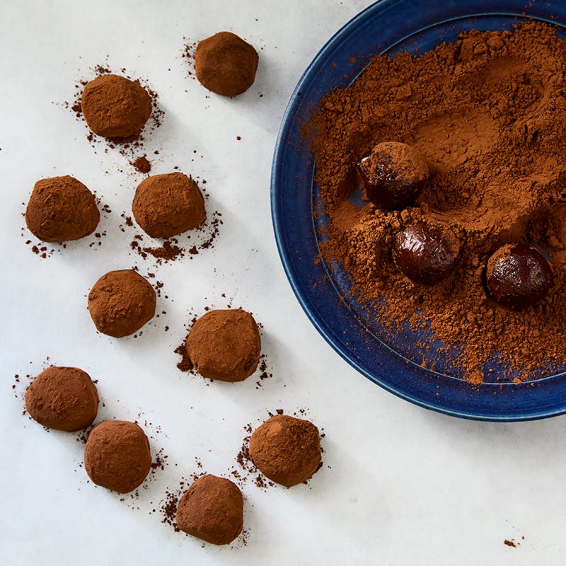 Cocoa-Covered Mocha Truffles