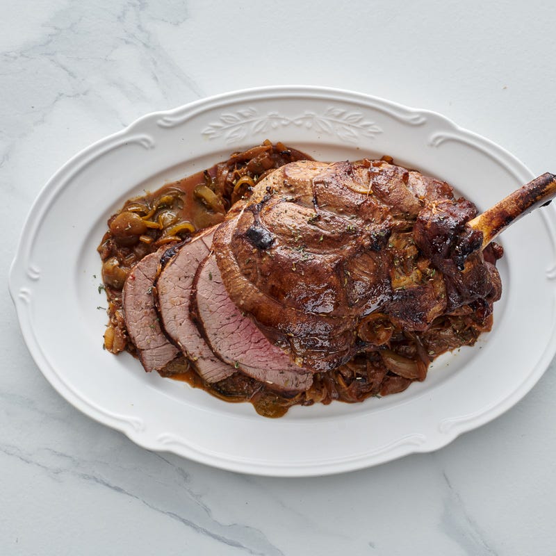 Photo of Roasted leg of lamb by WW