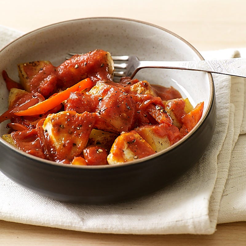 Photo of Italian-style chicken with potatoes and peppers by WW