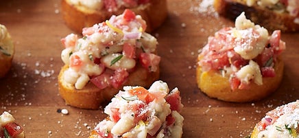 Lemon-rosemary white bean bruschetta