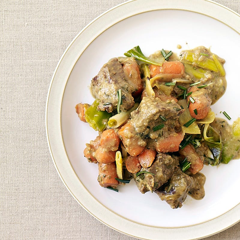 Photo of Slow cooker lamb stew with leeks and carrots by WW