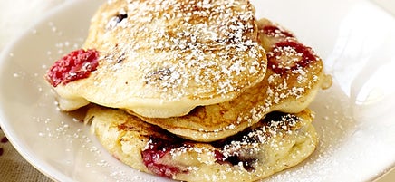 Mixed berry pancakes