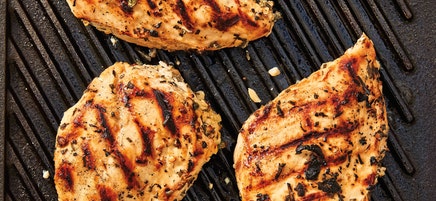 Grilled lemon-herb chicken