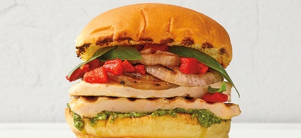 Italian grilled chicken sandwiches