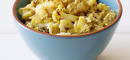 Indian-spiced cauliflower and potato mash