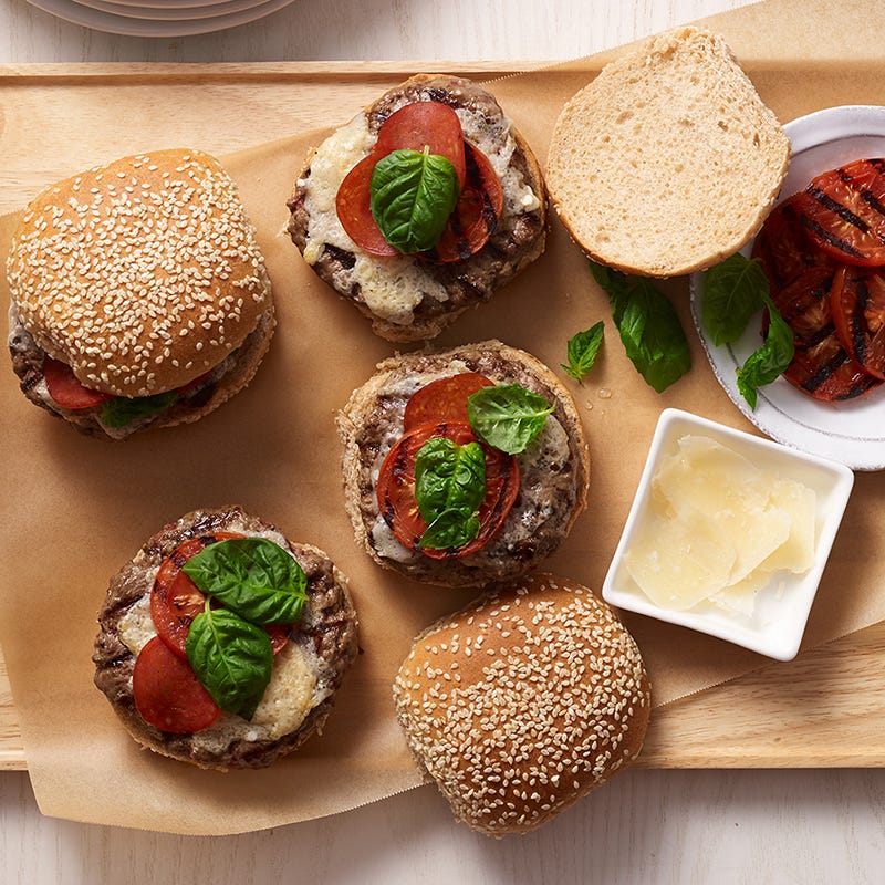 Photo of Pepperoni pizza burgers by WW