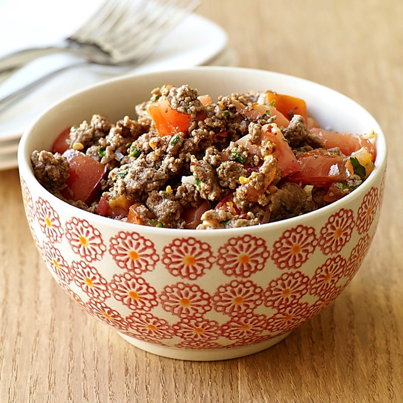 Photo of Sautéed beef with tomatoes and basil by WW