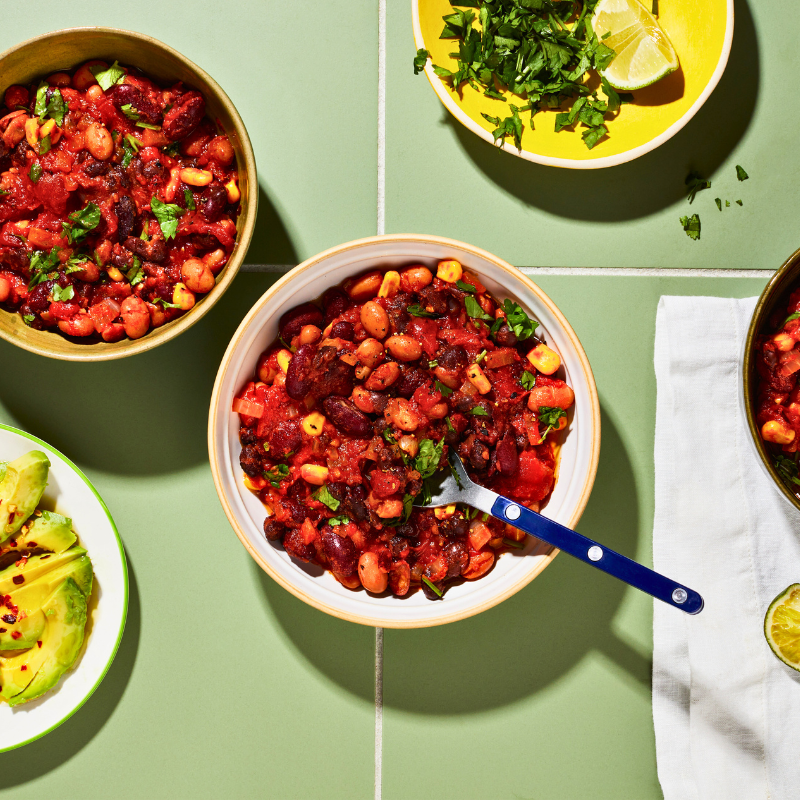 Photo of Super-Easy Slow-Cooker Bean Chili by WW