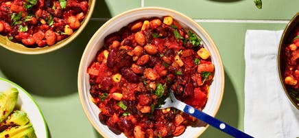 Super-Easy Slow-Cooker Bean Chili