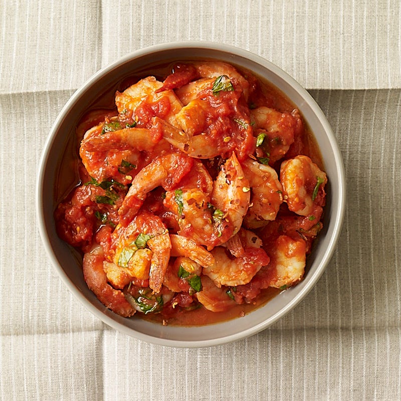 Photo of Shrimp with spicy tomato sauce by WW