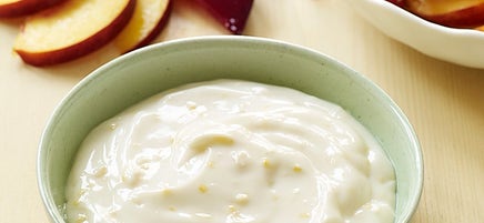 Lemon-ginger fruit dip
