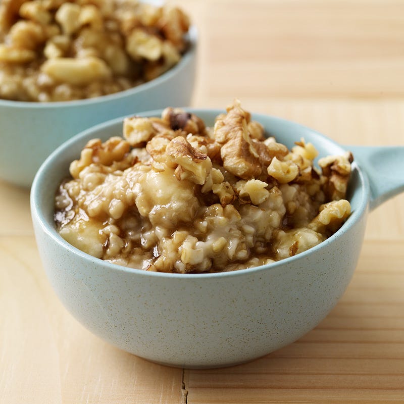 Photo of Banana-walnut steel cut oatmeal by WW