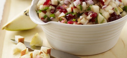 Fresh Pear-Cranberry Chutney